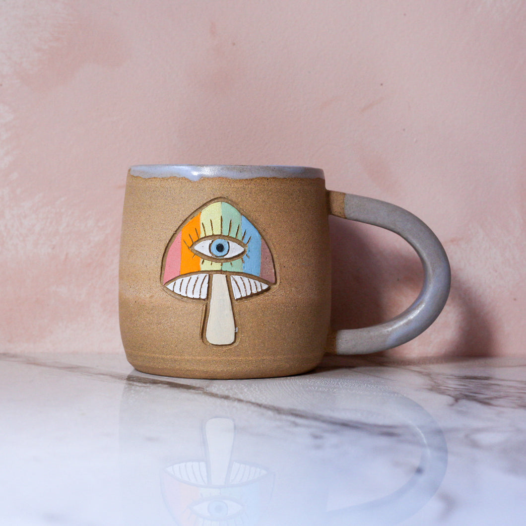 psychedelic mushroom mug #1