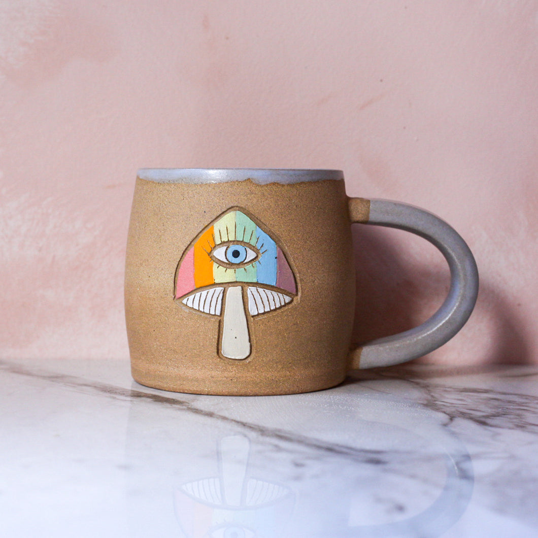 psychedelic mushroom mug #2